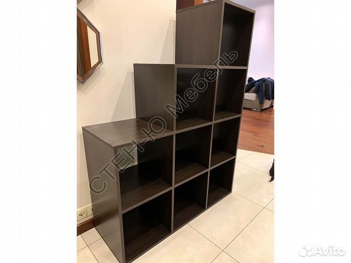 Стеллаж Лесенка 4-3-2 венге