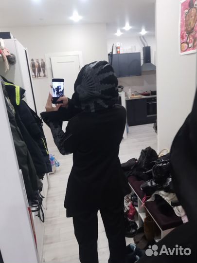 Толстовка зип в готическом стиле размер L