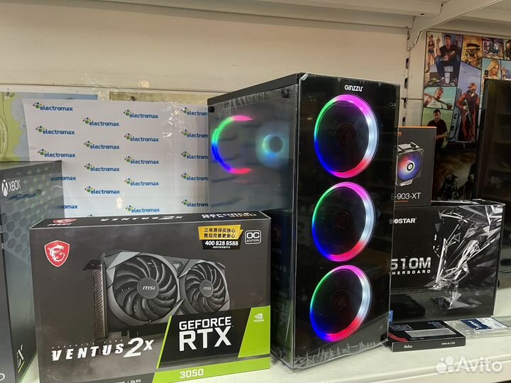 Игровой пк Core i5-10400f / RTX 3050 / DDR4 32gb