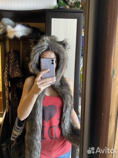 Шапка волка