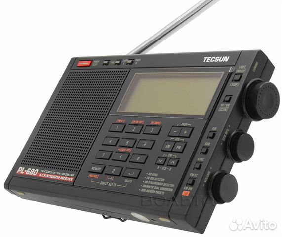 Радиоприемник с авиадиапазоном Tecsun PL-680 black
