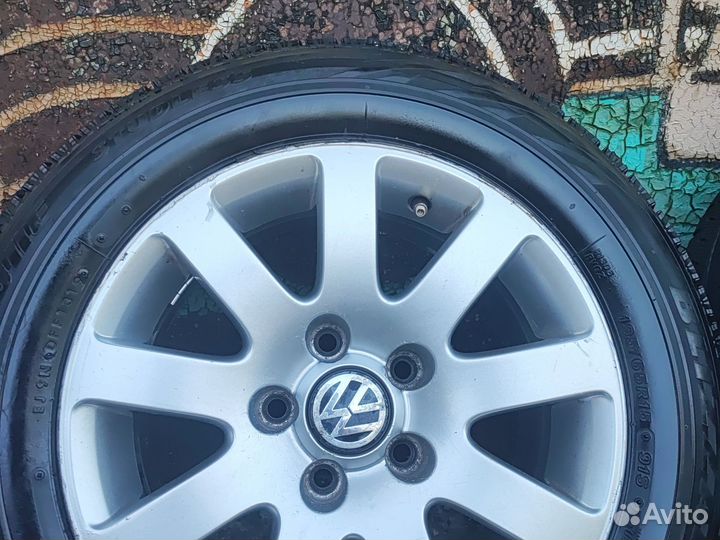 Литые диски с резиной r15 Volkswagen audi skoda