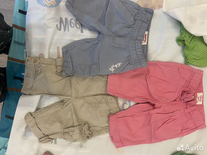 Вещи пакетом на девочку carters 74 80 размер