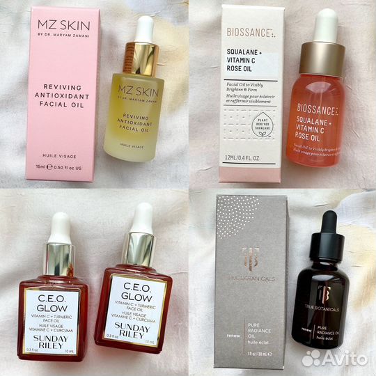 Масла д/лица Mz Skin, 111skin, Sunday Riley и тд