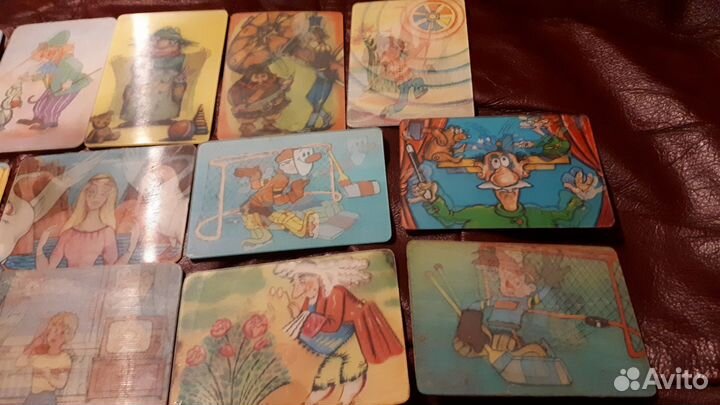 Календарики переливные СССР 18 штук