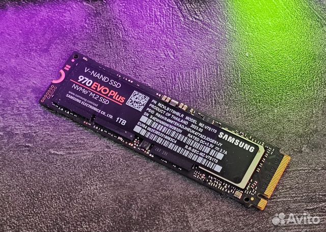 SSD M2 1TB Samsung 970 EVO Plus купить в Москве | Электроника | Авито