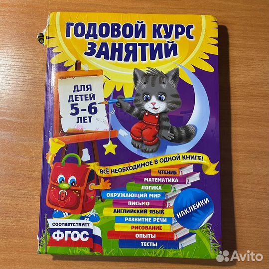 Годовой курс занятий для детей 5-6 лет