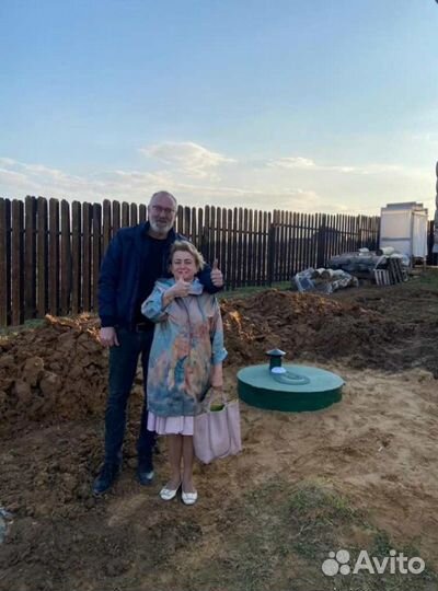 Септик под ключ без откачки Итал