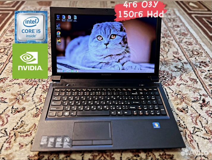 Мощный Ноутбук Lenovo core i5/4гб/GeForce 410m