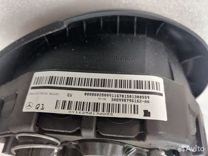 Руль Glc X253 в сборе с подушкой Mercedes