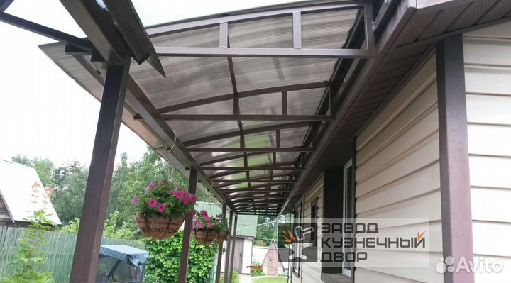 Навесы для автомобиля под ключ