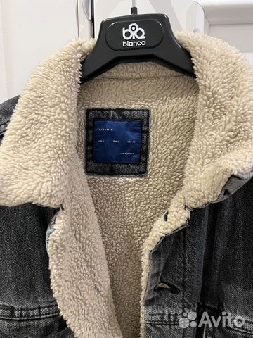 Джинсовая куртка утепленная Zara man