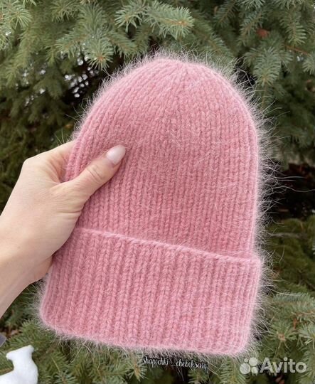 Зимняя шапка пух норки