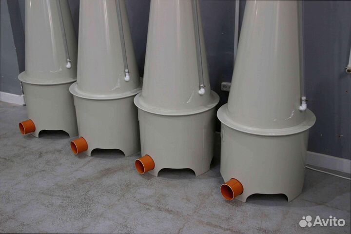 Оксигенатор конусный напорный для рыбных ферм