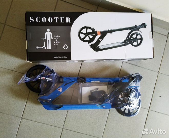 Самокат 2-х колёсный Urban с дисковым тормозом