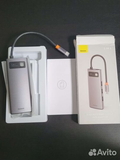 Usb хаб Baseus 5 in 1 (cahub-CX0G)