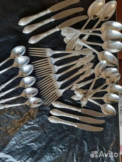 Столовый набор мельхиор(СССР)