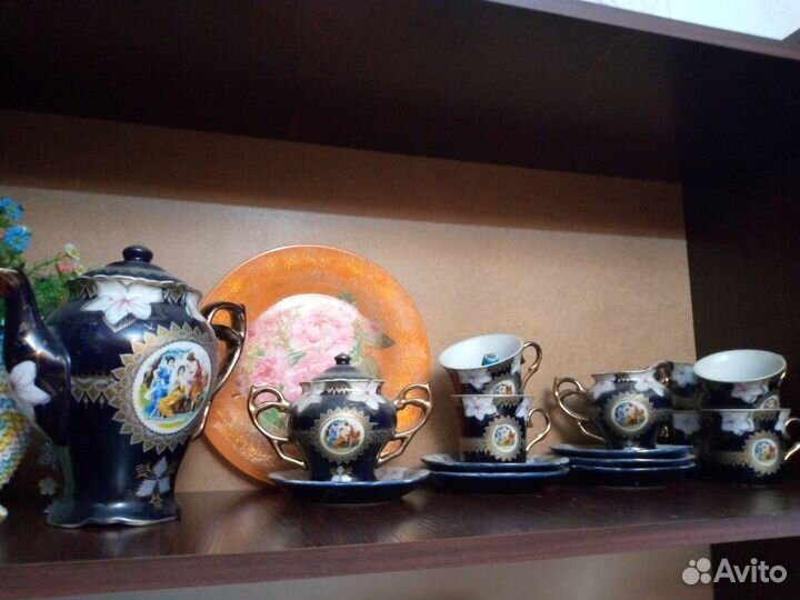 Чайно - кофейный фарфоровый сервиз