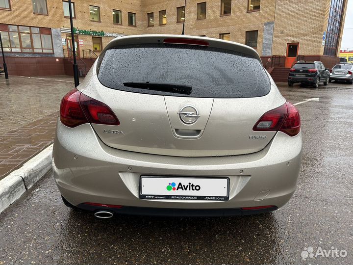 Opel Astra 1.4 AT, 2012, 89 665 км