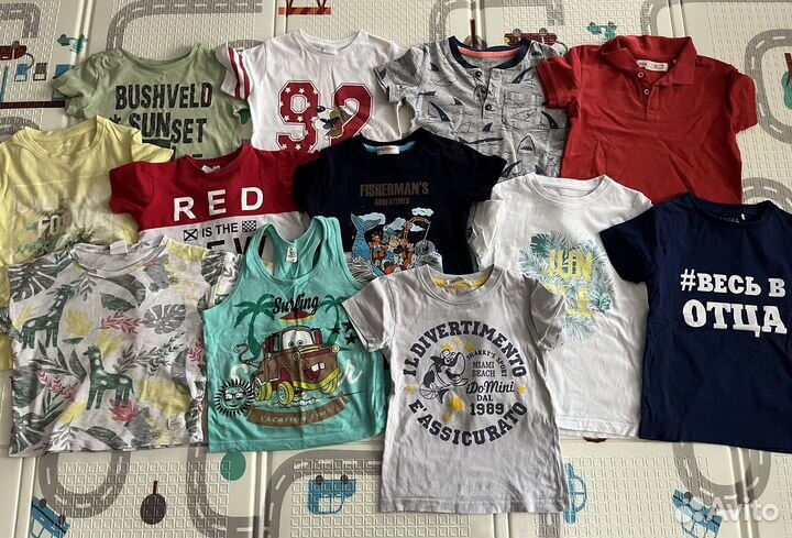 Огромный пакет вещей на мальчика 98 104