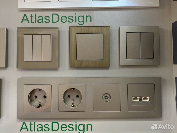 Розетки атлас дизайн