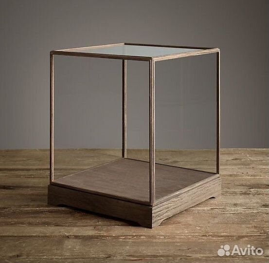 Стеклян. декоративная витрина Restoration Hardware