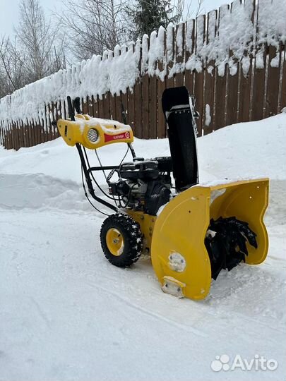 Снегоуборщик бензиновый бу Калибр 6.5-620епф
