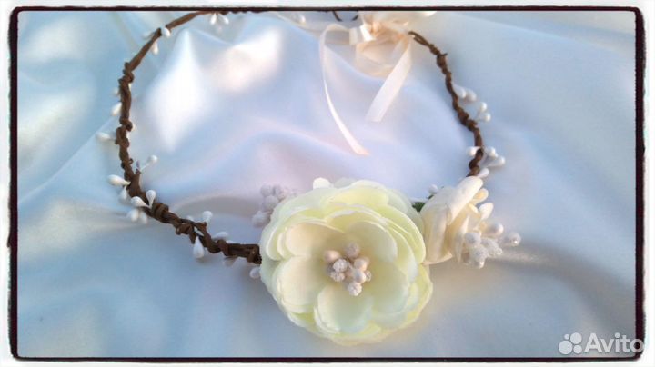 Венок на голову. Ободок венок