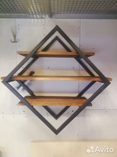 Полка в стиле лофт