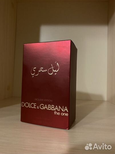 Арабские духи Dolce&Gabbana the one