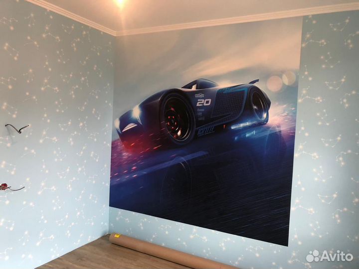 Обои, шпатлёвка, ламинат, покраска. Семейная пара