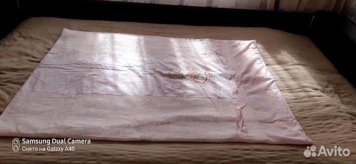 Комплект в детскую кроватку (розовый)