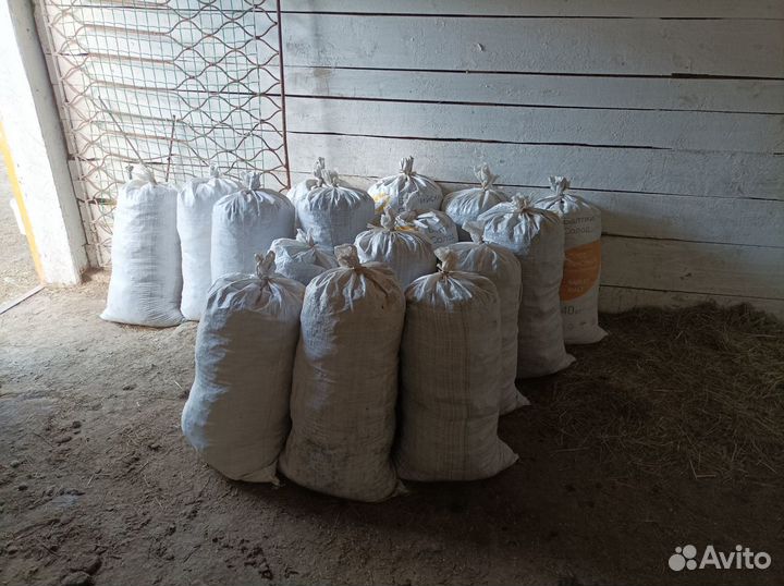 Навоз конский в мешках
