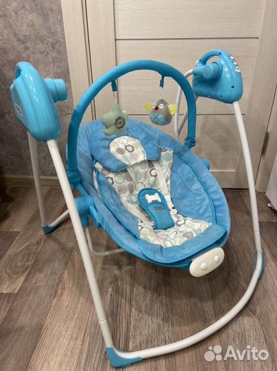 Детские электронные качели babyton