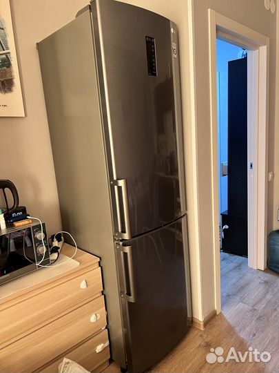 Холодильник LG серый NO frost