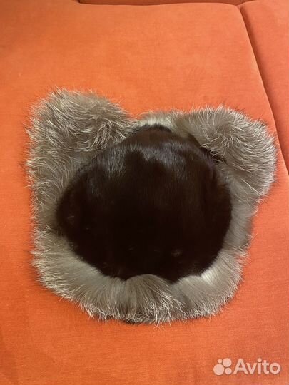 Шапка ушанка норковая женская