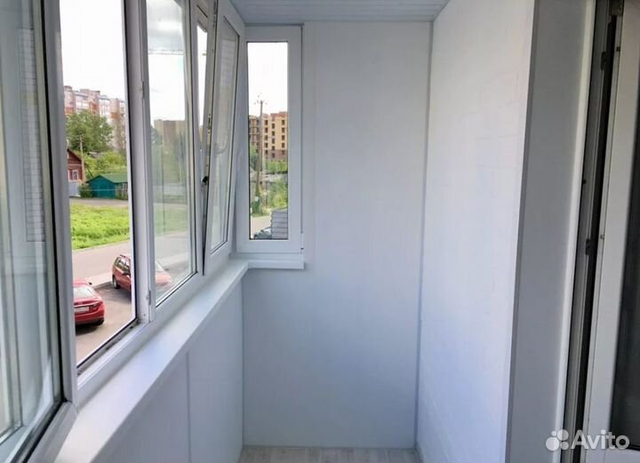 Балкон с отделкой