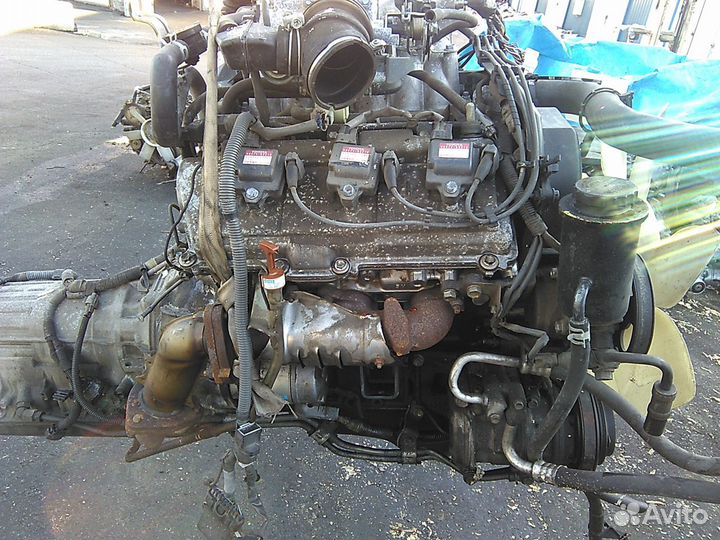 Swap Двигатель 5vz на toyota land cruiser prado VZ