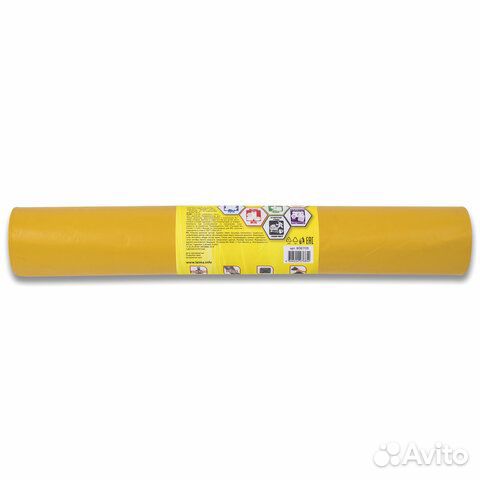 Мешки для раздельного сбора мусора 120 л, желтые