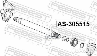 Подшипник полуоси chevrolet aveo 09-17 EU AS