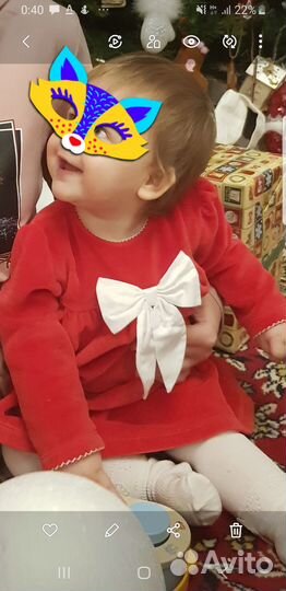 Kissy kissy платье 12 мес