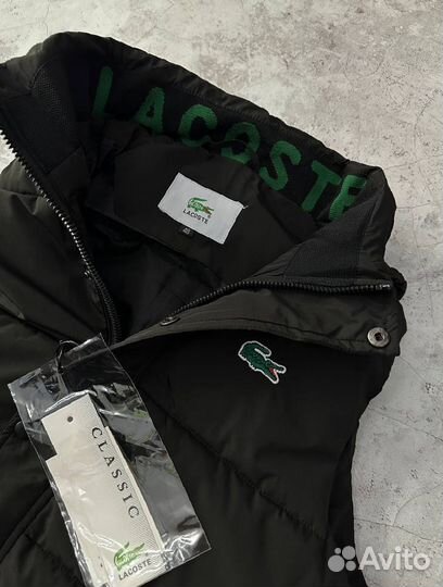 Жилетка Lacoste черная новая