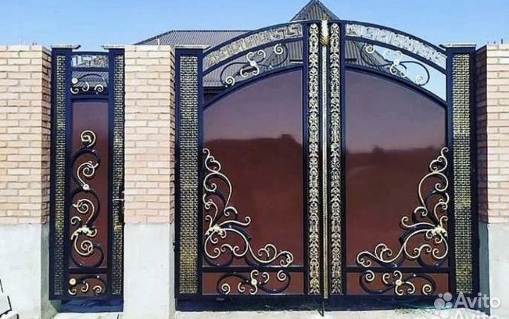 Ворота кованые