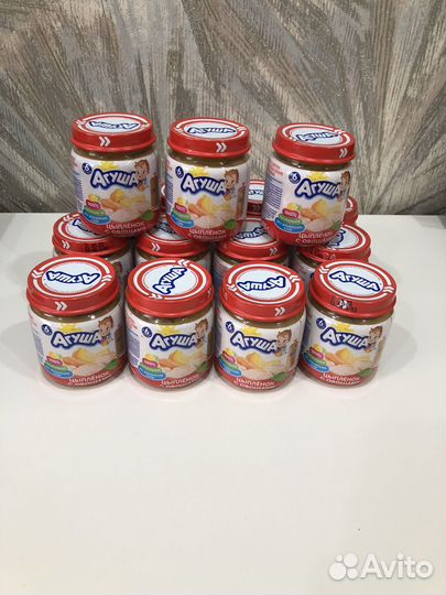 Пюре агуша мясо