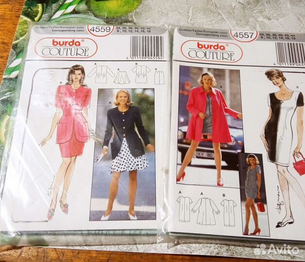 Выкройки Бурда и советские
