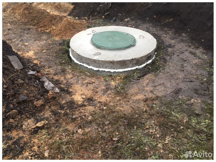 Септик под ключ из жби колец. / Водоснабжение