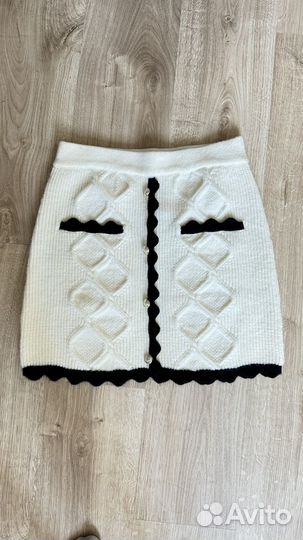 Юбка теплая 42-44 новая с биркой old money chanel