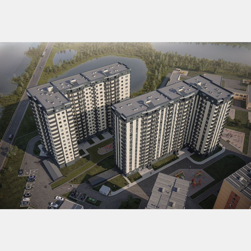 2-к. квартира, 44 м², 15/16 эт.
