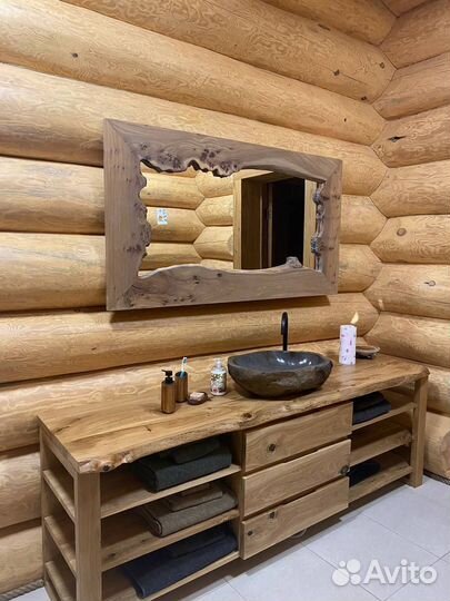 Зеркало в раме из массива эксклюзив