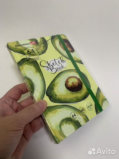 Скетчбук 64 листа 160 г/м, 145х203 мм Новый